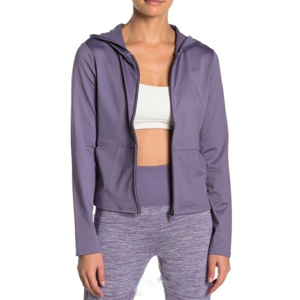 Skechers Revival hooded cropped jacket small